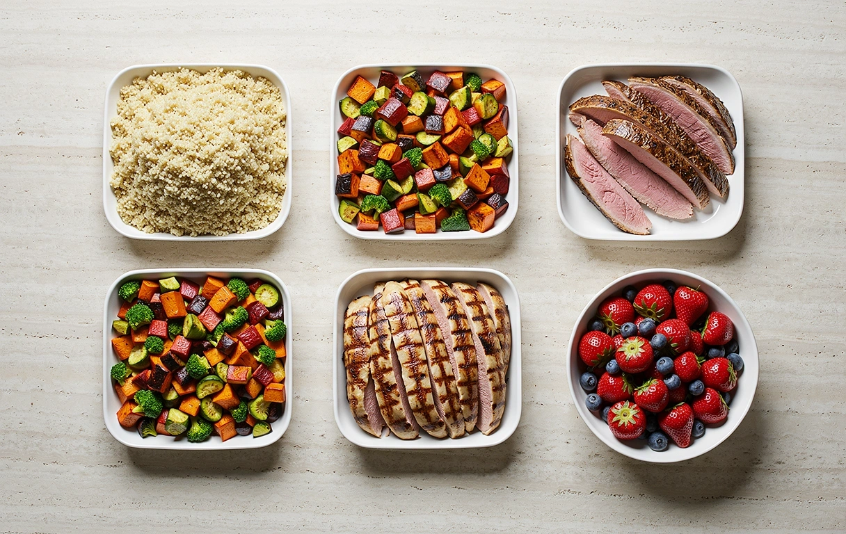 Nutrición deportiva y preparación de alimentos