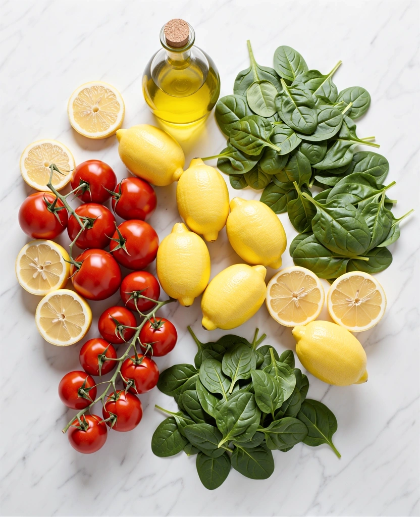 Variedad de alimentos naturales y saludables